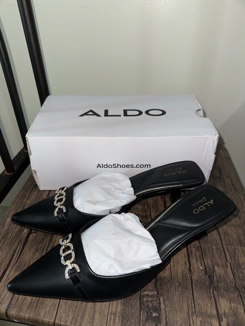 ALDO Black Heeled Shoes (Category: Heels) located in Makati City. Submitted by oreooreo06 (Listing ID 1358805551, Image 2). Description: Used once. For 12 hours Not for long walk 🥲.