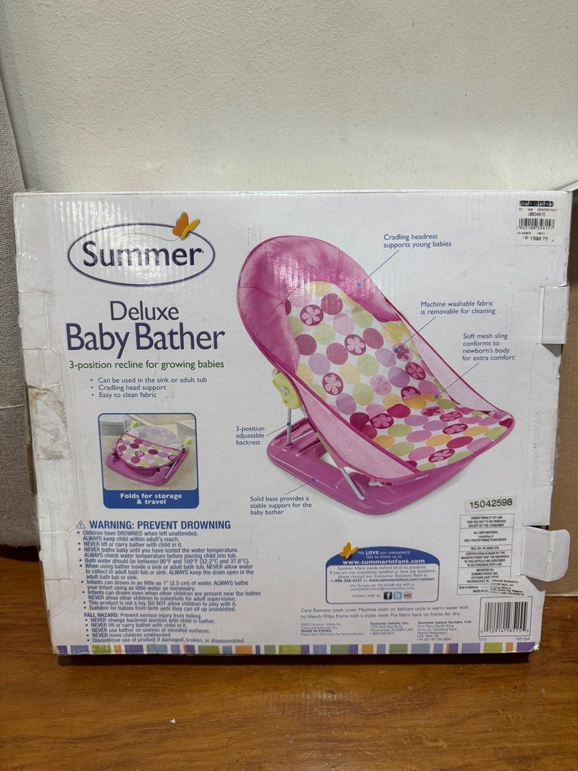 Baby Bather (Category: Bathtub & Bath Accessories) located in San Juan City. Submitted by apl_d (Listing ID 1358820156, Image 2). Description: .