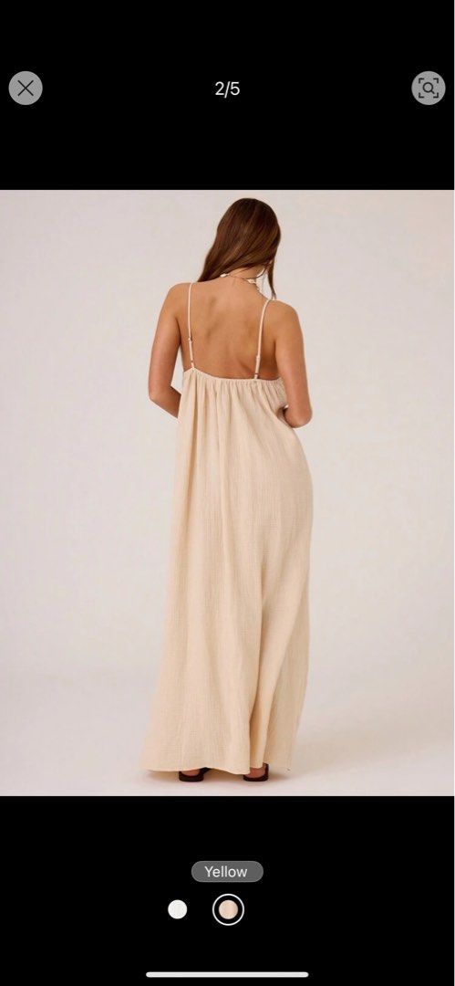 Beige beach long dress (Category: Dresses) located in Manila. Submitted by juvss51941 (Listing ID 1358836570, Image 2). Description: Used once only. .