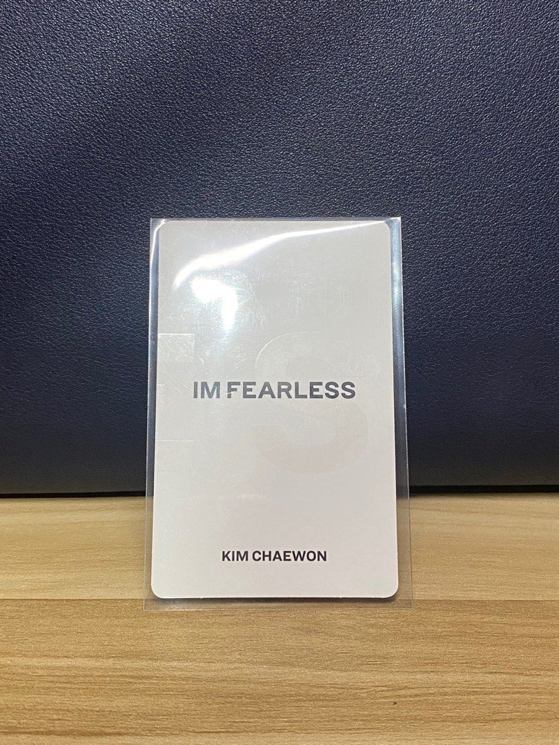 LE SSERAFIM Chaewon - Fearless Photocard (Category: K-Wave Merchandise) located in Manila. Submitted by gentle_justne (Listing ID 1358849818, Image 2). Description: ❣️ MOP: Gcash ❣️ RFS: i don't collect photocards anymore :') ❣️ mint condi dm me on ig (@proyektaur) to check condi of pc!.