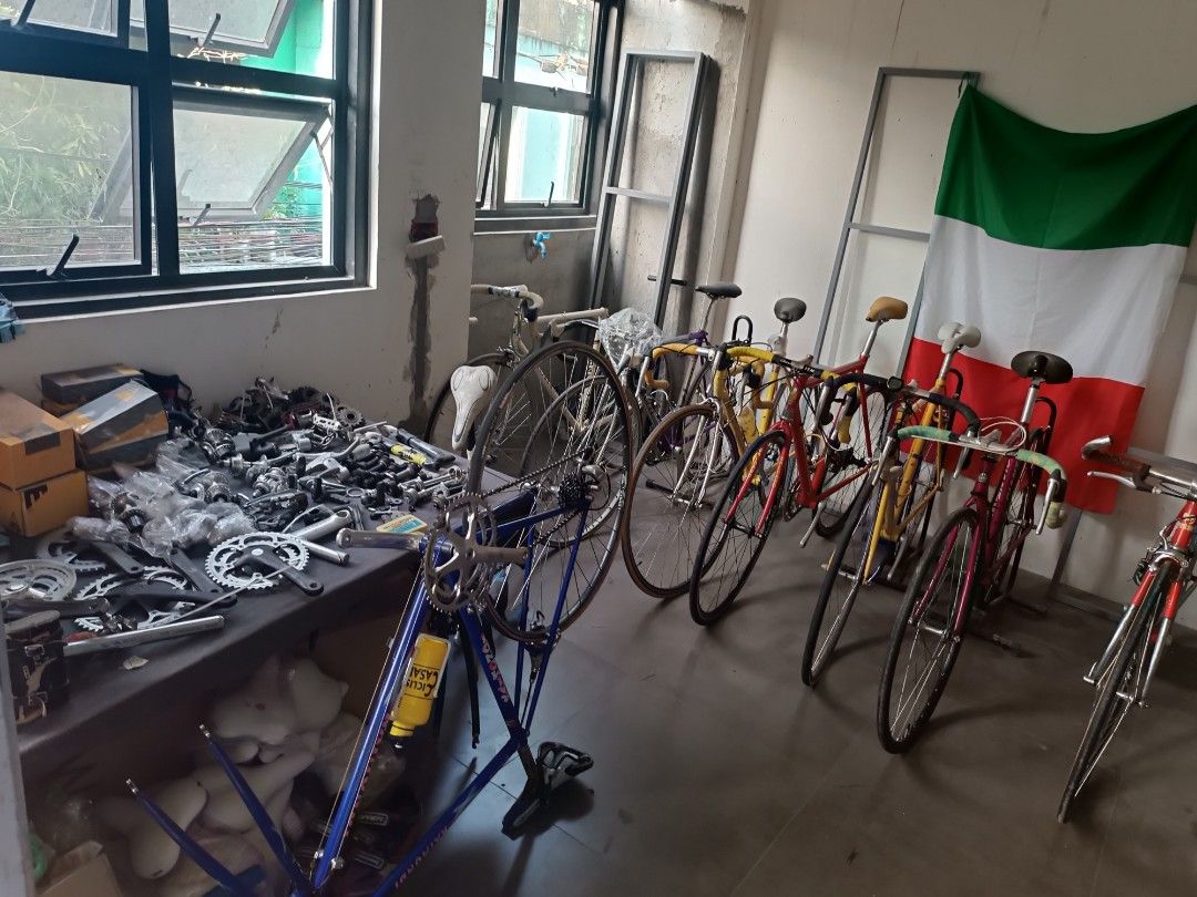 Classic vintage bikes (Category: Bicycles) located in Pateros City. Submitted by yamclassic83420 (Listing ID 1327595961, Image 3). Description: whole bike 50k each gioser baronchelli giant etc frame set 25k atala rossin moser parts available campagnolo b.b crank rd fd miche brand hub and brake lever caliper.