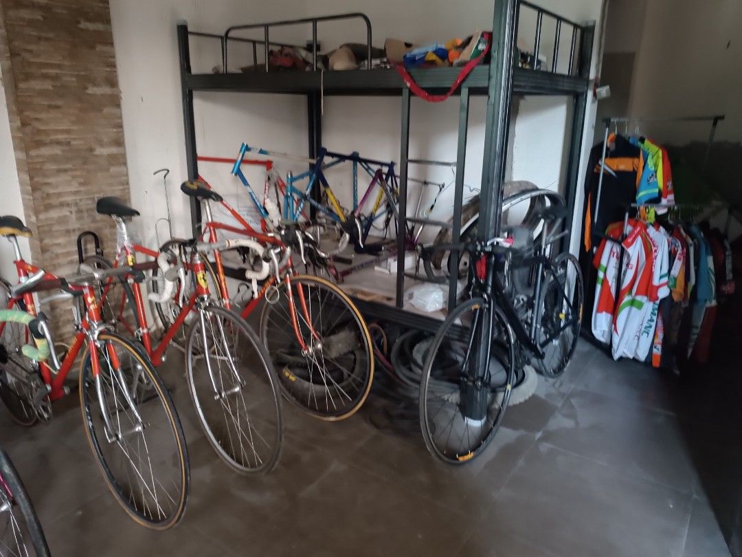 Classic vintage bikes (Category: Bicycles) located in Pateros City. Submitted by yamclassic83420 (Listing ID 1327595961, Image 2). Description: whole bike 50k each gioser baronchelli giant etc frame set 25k atala rossin moser parts available campagnolo b.b crank rd fd miche brand hub and brake lever caliper.