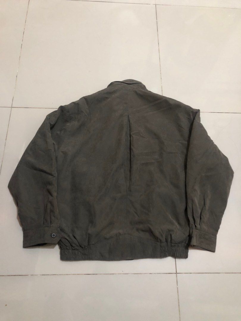 Claudio Valentino - Olive Harrington Jacket (Category: Coats, Jackets and Outerwear) located in Cavite. Submitted by makeitdrippy (Listing ID 1358825763, Image 2). Description: Boxy Fit Jacket Medium | 24 Width 24 Length Crispy / Mint Condition - No Issue Details on slides ~ 🧾 MOP: GCash 🚚 Courier: J&T or Lalamove 📍 Location: BACOOR, CAVITE.
