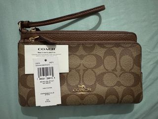 Coach Double Zip Wallet
