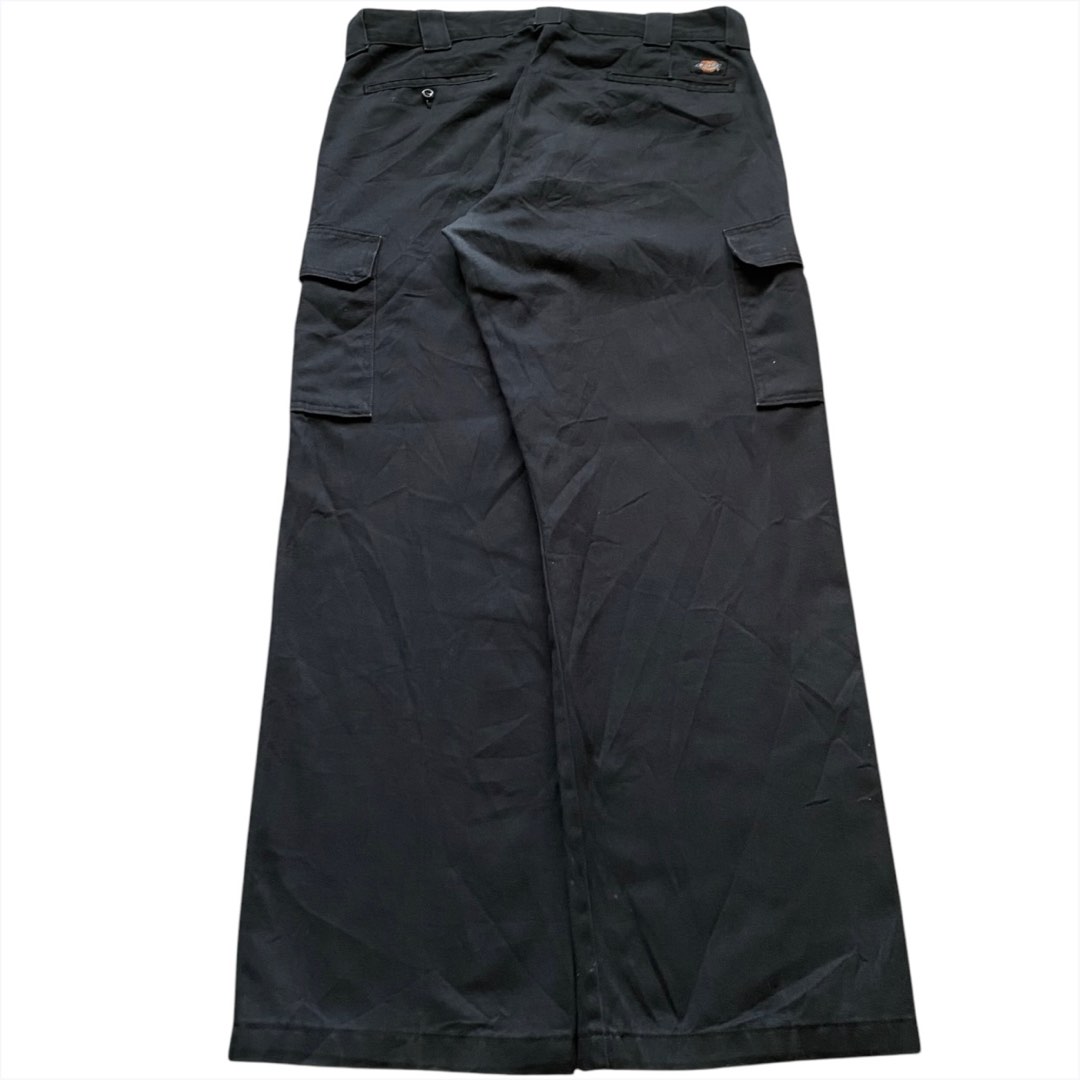 Dickies "6 Pocket" Relaxed Fit (BLACK) Baggy Cargo Pants, Men's Fashion ...