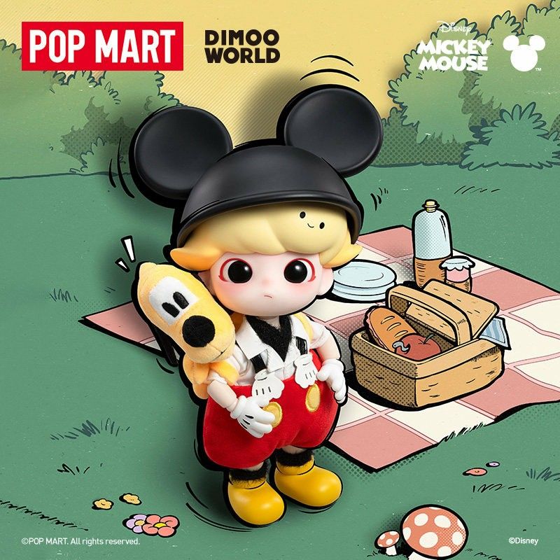 ポップマート DIMOO WORLD ディズニーシリーズ　PLUTO着替え服付き ポップマート DIMOO WORLD ディズニーシリーズ PLUTO着替え服