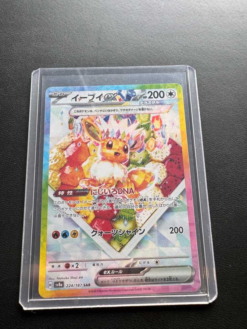 Fruit cake eevee terrestrial festival TF prismatic, Hobbies & Toys ...