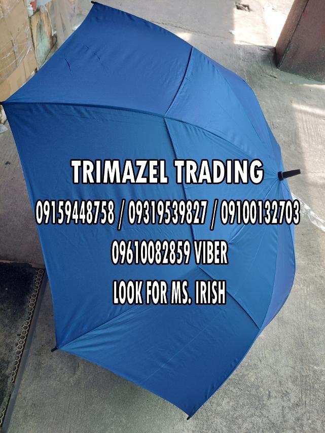 golf umbrella (Category: Umbrellas) located in Quezon City. Submitted by irishbayaban20 (Listing ID 1358779691, Image 1). Description: ✅ Guaranteed lowest price ✅ Quality products ✅ Big discount for bulk orders ✅ 100% LEGIT TRUSTED SUPPLIER! ✅ With Complete Legal Documents ✅ BIR Registered WE DELIVER NATIONWIDE Open For Bulk Orders Request For Quotation And For More Questions If you have any questions, please don't hesitate to contact us. We are 