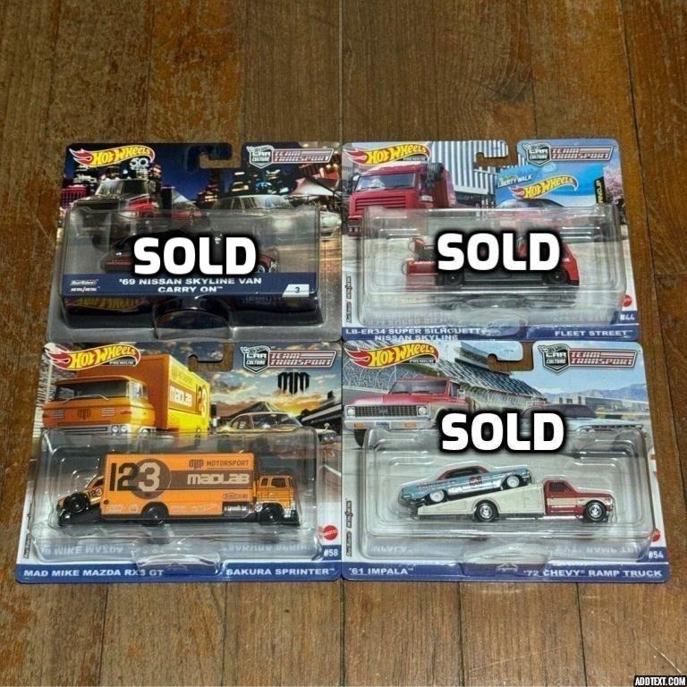 Hot Wheels Team Transport 69 Nissan Skyline Van Carry On Advan LB