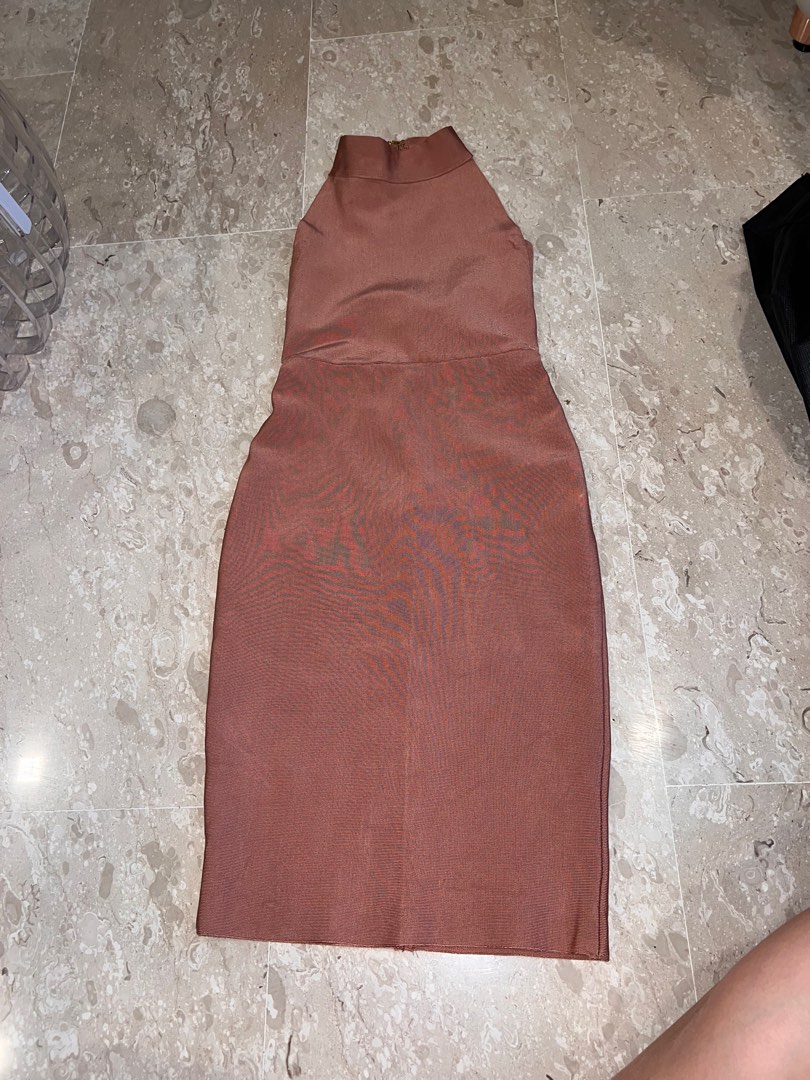 House of CB ‘The OG’ gold bandage dress main image 0