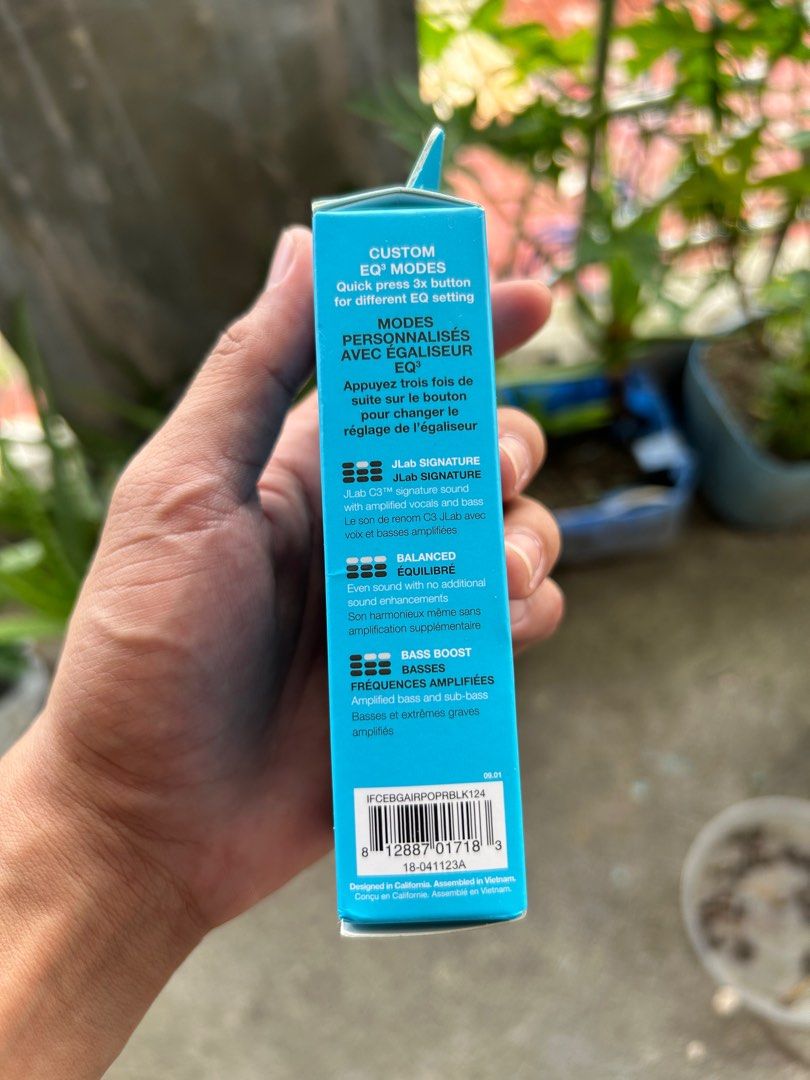 JLAB GO AIR POP (Category: Earphones) located in Legazpi City. Submitted by albay.hype.shop (Listing ID 1358822848, Image 3). Description: FASTBREAK!PAUBOS SALE!STEAL PRICE! JLAB GO AIR POP 1,250 ONLY! TRUE WIRELESS SMALLEST FIT EVER CUSTOM EQ MODES TOUCH SENSOR DUAL CONNECT BRANDNEW LEGIT STOCKS: 3PCS NLNG.