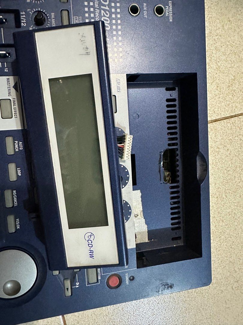 Korg D1200mkII Digital Recording (defective) (Category: Musical Instruments) located in Rodriguez. Submitted by pwestoonlinestore (Listing ID 1358872753, Image 2). Description: Consider defective kasi walang power supply. Loc: Montalban Rizal.