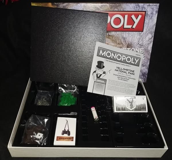 Monopoly Board Game (Category: Board Games & Puzzles) located in Los Banos. Submitted by princessbotique (Listing ID 1358846421, Image 2). Description: Monopoly Board Game Yellowstone National Park Brand New with Box Only P 1000 Fix and Firm No LP pls Pickup/Lalamove/Meetup From Los Banos Laguna Meet-ups per arrangement MOP GCash Pm if interested.
