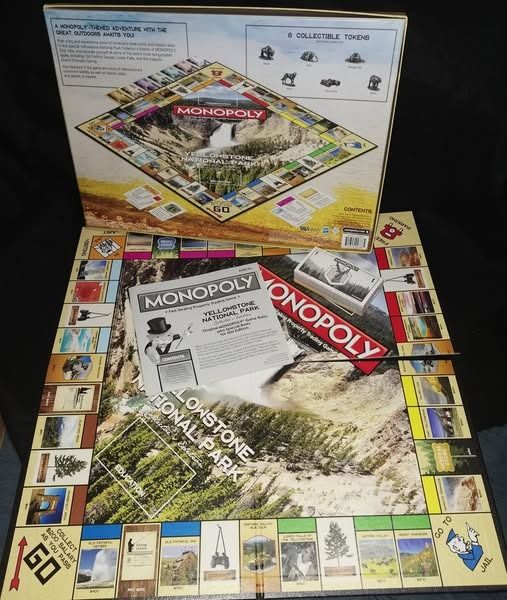 Monopoly Board Game (Category: Board Games & Puzzles) located in Los Banos. Submitted by princessbotique (Listing ID 1358846421, Image 3). Description: Monopoly Board Game Yellowstone National Park Brand New with Box Only P 1000 Fix and Firm No LP pls Pickup/Lalamove/Meetup From Los Banos Laguna Meet-ups per arrangement MOP GCash Pm if interested.