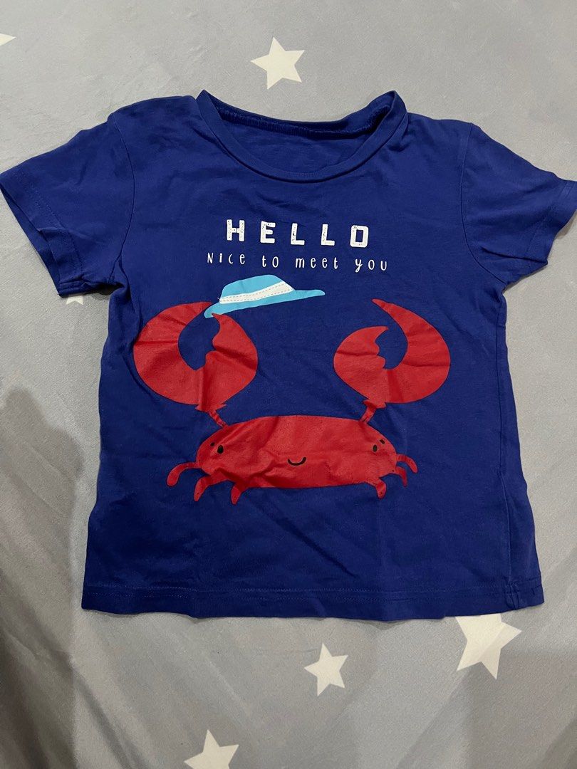 Mothercare tee crab blue (Category: Babies & Kids Fashion) located in Manila. Submitted by nihanna8 (Listing ID 1358798298, Image 1). Description: .