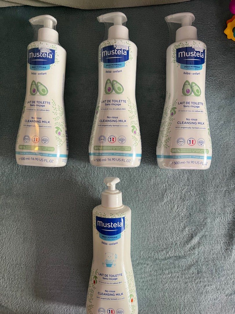 Mustela no rinse cleansing Milk (Category: Baby Toiletries & Grooming) located in Paranaque City. Submitted by karchim (Listing ID 1358751909, Image 1). Description: Brand new/ not opened/ Not used Location: Paranaque/Pasay For shipping or meet up if 3 Items bought or more Rfs: Decluttering.