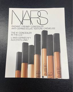 Nars Radiant Creamy Concealer  4色粉底液sample(0.03g x 4)64207893279233110
