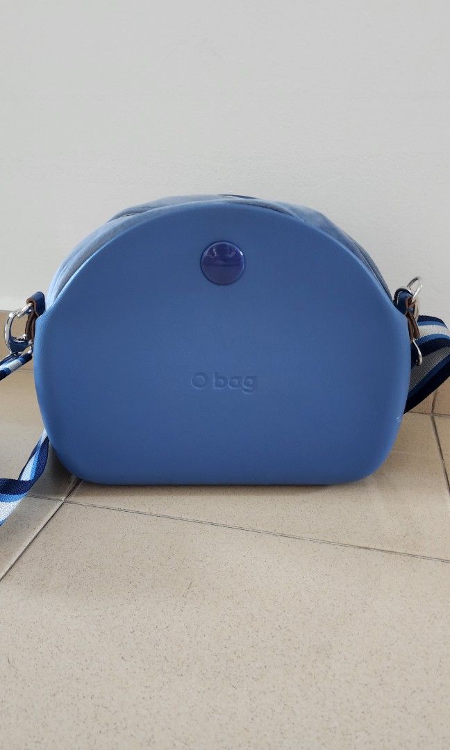 OBag Moonlight (Category: Cross-body Bags) located in Singapore. Submitted by ongsies (Listing ID 1358810157, Image 2). Description: Brand new original O Bag in blue with suede blue insert, and strap..