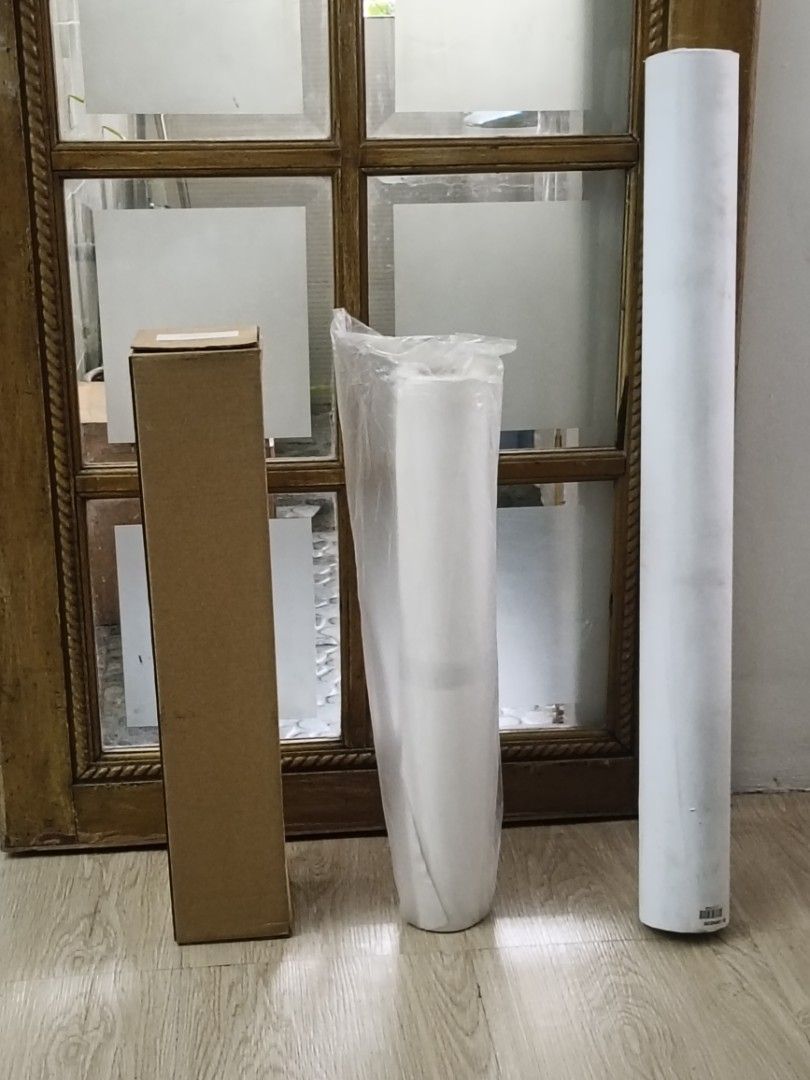 Plotter paper roll, white, 2 " core, sizes: 24"x 30m & 36" x 30m, Architectural Engineering Design Drawing (Category: Printers, Scanners & Copiers) located in Quezon City. Submitted by summerstories (Listing ID 1358875864, Image 1). Description: Plotter paper/ white paper roll, 2 " core. These are unused surplus supplies, naka stock lang po sa storage. So affordable! 😉 Available sizes: ✓ 24"x 30m, 14 pcs : 300 pesos each ✓ 36" x 30m, 41 pcs: 400