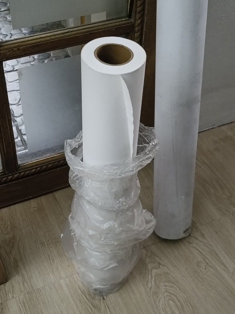 Plotter paper roll, white, 2 " core, sizes: 24"x 30m & 36" x 30m, Architectural Engineering Design Drawing (Category: Printers, Scanners & Copiers) located in Quezon City. Submitted by summerstories (Listing ID 1358875864, Image 2). Description: Plotter paper/ white paper roll, 2 " core. These are unused surplus supplies, naka stock lang po sa storage. So affordable! 😉 Available sizes: ✓ 24"x 30m, 14 pcs : 300 pesos each ✓ 36" x 30m, 41 pcs: 400