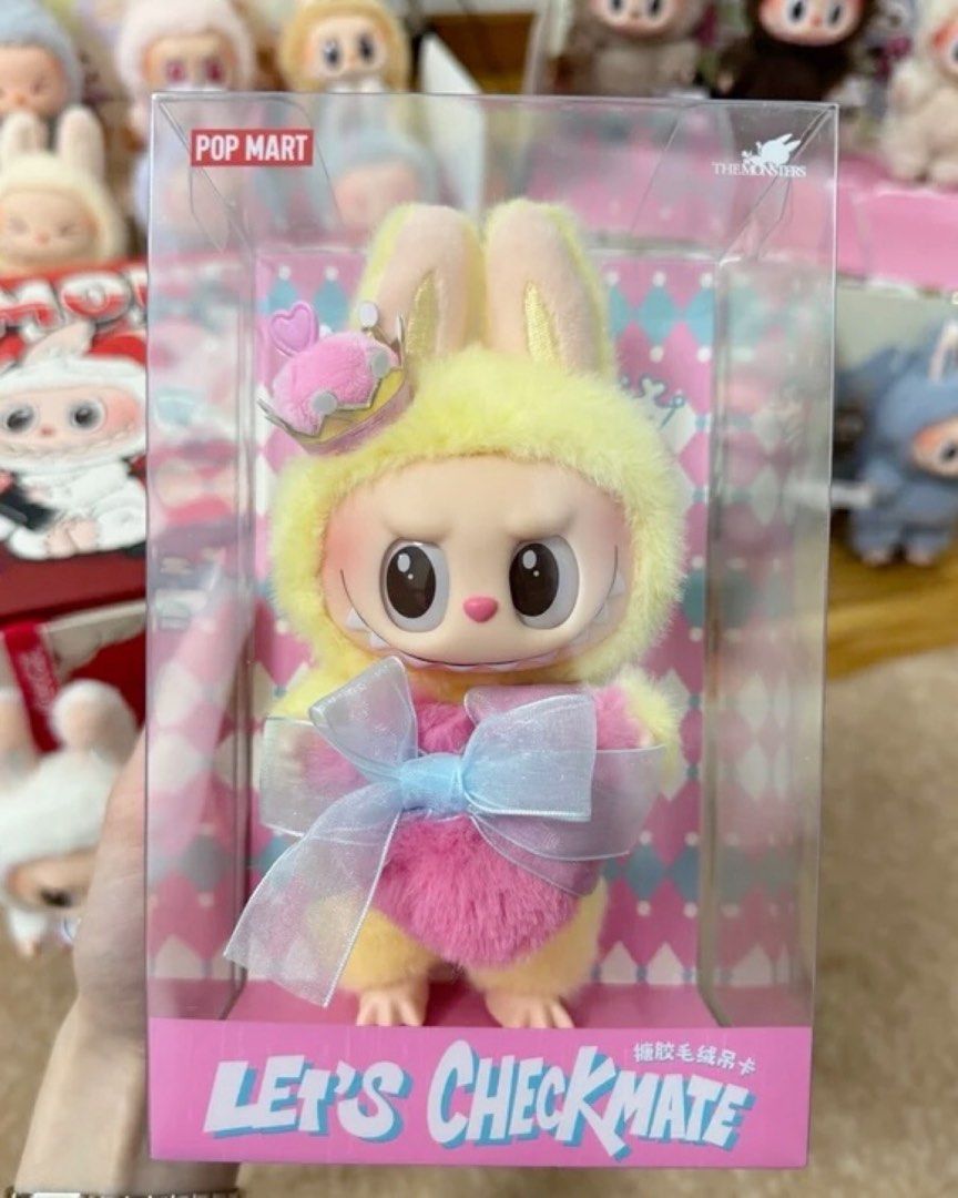 Pop Mart Labubu Let's Checkmate Keychain Plush (Category: Plushies & Soft Toys) located in Manila. Submitted by jennie.ruby.jane (Listing ID 1358891032, Image 1). Description: [Authentic] Pop Mart Labubu Let's Checkmate Keychain Plush ↳ 2 stocks available ❥ Price: ₱1,699 each ↳ No last price, price is firm ❥ МОР ↳ GCash only ❥ MOD ↳ J&T, JRS, SDD [Lalamove] ❥ RFS ↳ Extra/s.