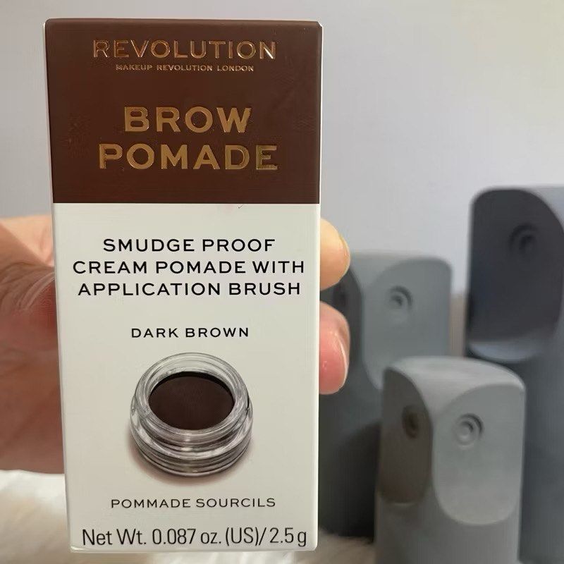 Revolution Brow Pomade (B1) (Category: Makeup) located in Paranaque City. Submitted by mkels1204 (Listing ID 1358789953, Image 2). Description: Revolution Brow Pomade -Blonde (‼️SOLD‼️) -Dark Brown -Soft Brown Completely smudge proof, the Makeup Revolution Brow Pomade is perfect for long lasting flawless brows. Complete with an eyebrow brush for applying the cream formula with ease the pomade will leave your brows defined with a waterproof and bu