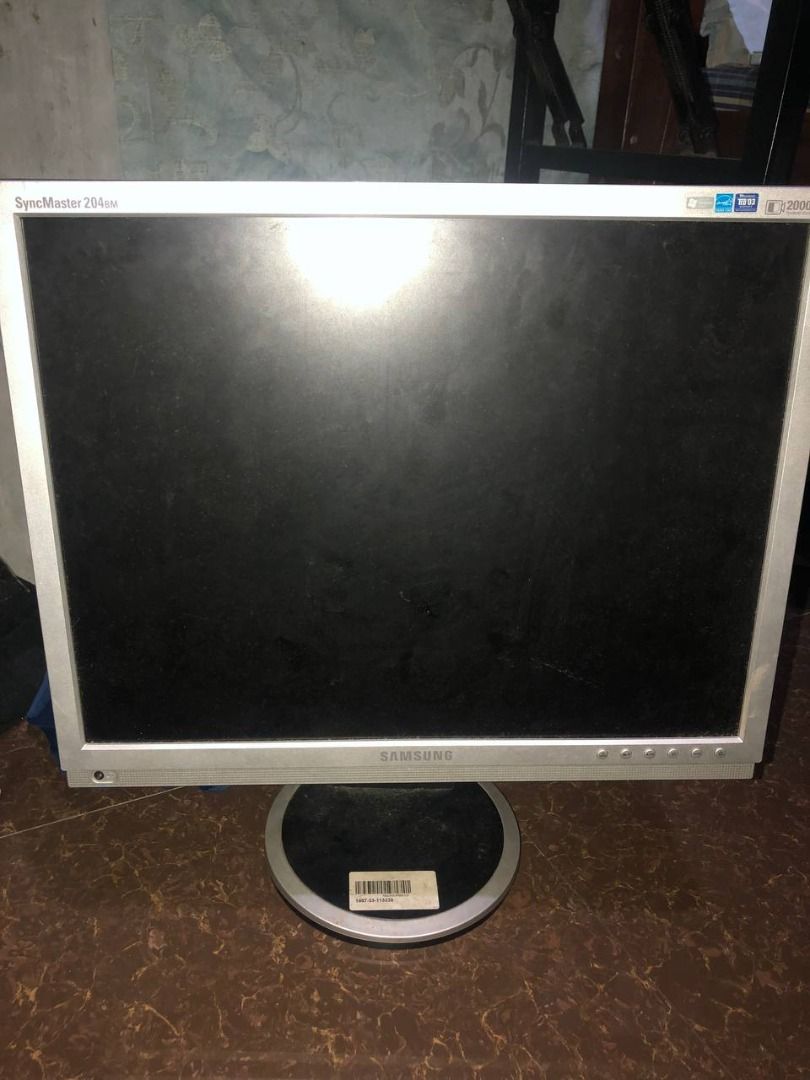 Samsung SyncMaster 204BM (Category: Monitor Screens) located in Manila. Submitted by jake_y (Listing ID 1358891877, Image 1). Description: Selling 2 Defective Samsung SyncMaster 204BM for 200 each. Negotiable. Both Have Removable Adjustable Stand. Issue: Has Power but No Signal from DVI and VGA. for Pickup..