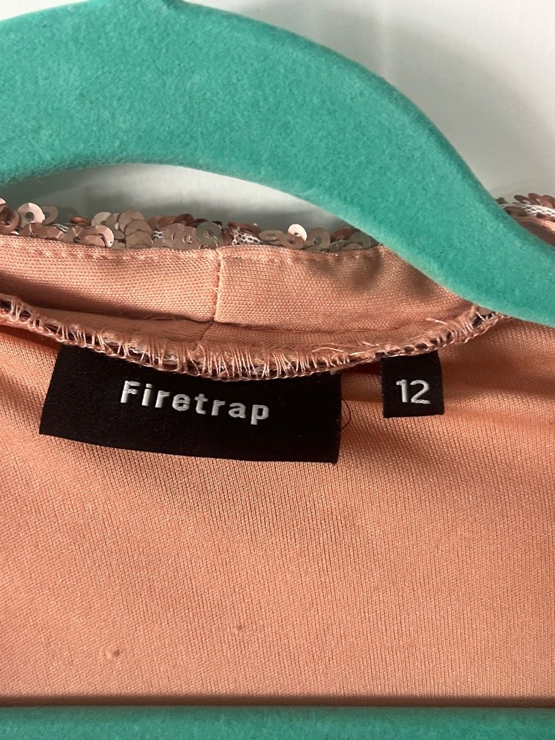 Sequin jacket (Category: Coats, Jackets and Outerwear) located in Singapore. Submitted by wildflowerhm19 (Listing ID 1358756124, Image 3). Description: Amazing sequin jacket Short sleeve Thick Looks amazing on the perfect festival addition Size is 12 Firetrap brand Bronze sequin .