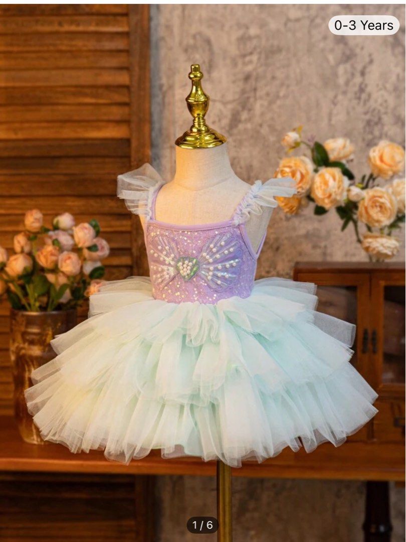 Shein Mermaid Dress (Category: Babies & Kids Fashion) located in Antipolo. Submitted by cheichic (Listing ID 1358917986, Image 1). Description: 9-12mos size brought from Shein app. .