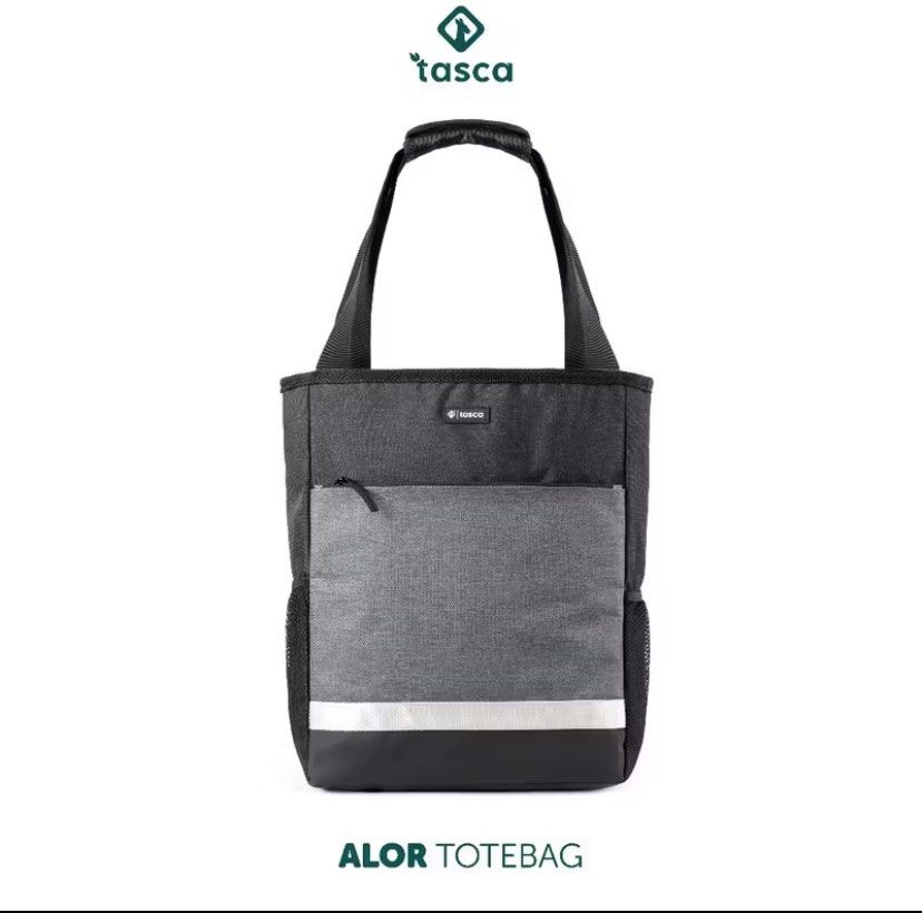 Tasca Totepack Backpack (Category: Backpacks) located in Makati City. Submitted by aethical (Listing ID 1358845258, Image 2). Description: With a few damage at the water bottle pocket.