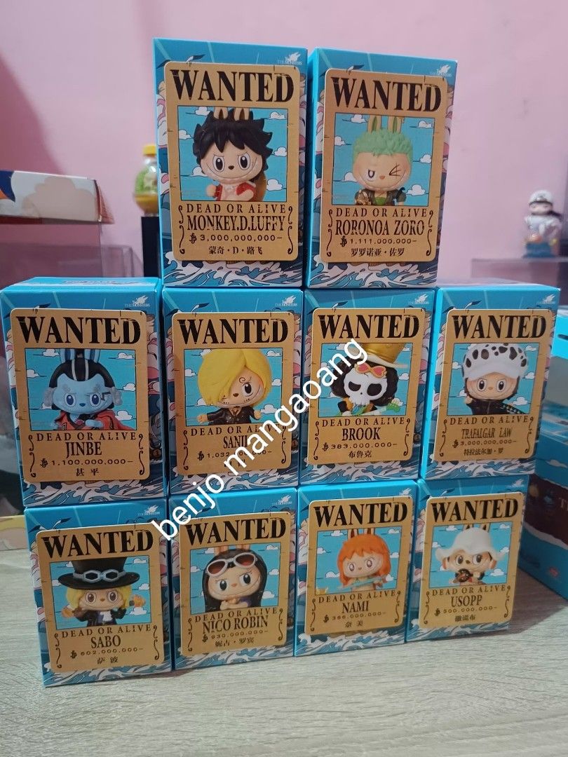The Monsters (labubu) x One Piece Popmart (Category: Designer & Blind Box Toys) located in Valenzuela. Submitted by mangaoangb (Listing ID 1358846191, Image 1). Description: WTS/LFB The Monsters (labubu) x One Piece Popmart ✅Confirmed Box ✅Authentic ✅Brand New Price: Luffy: 1:2 750 Zoro : 1:2 750 Sabo: 650 Jinbe: 650 Sanji: 650 Law: 650 Nico robin: 700 Brook: 650 Nami: 650 Usopp: 650 Mod: lalamove, J&T, grab Mop: gcash,maya and bdo Pm for more in