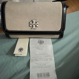 Thea Canvas Flat Wallet Crossbody