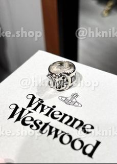 Vivienne Westwood 西太后銀色土星皮帶戒指全套禮盒包裝  Silver Saturn Ring Signature Gift Box Packaging64203804176130110