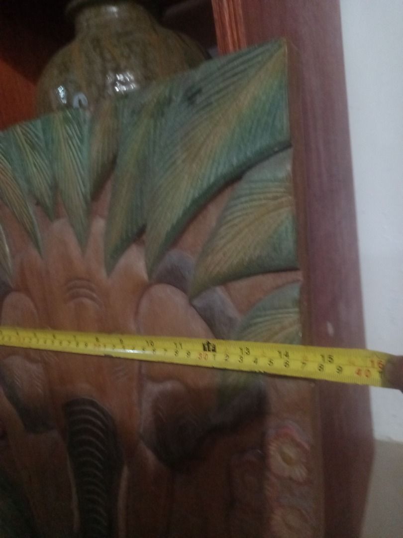 Wooden carved Elephant (Category: Wall Decor) located in General Trias. Submitted by smyls (Listing ID 1358890040, Image 2). Description: 23.5" × 14.5" Wall decor .
