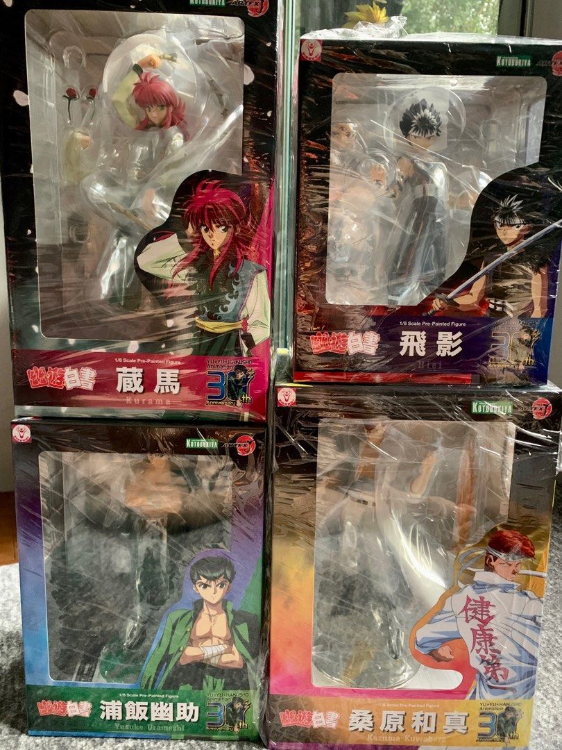 YuYu Hakusho Kotobukiya Set (Category: Figurines & Statues) located in Manila. Submitted by ryepperez (Listing ID 1244727818, Image 2). Description: 🔥 YuYu Hakusho Kotobukiya Set 🔥 ✅ MISB 📌 Yusuke (onhand misb) 📌 Kuwabara (onhand misb) 📌 Kurama Base Form (onhand misb) 📌 Hiei (onhand misb) 📌 Kurama Fox Form (onhand misb) 📩 DM for inquiries 🌏 Metro Manila 🚚 Lalamove/LBC COP (Daily Shipping).