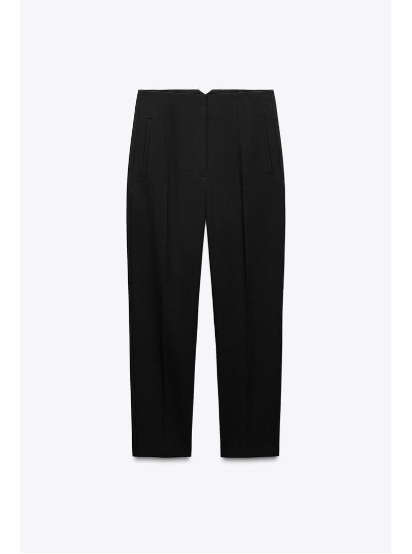 Zara High Waist Trousers (Category: Other Bottoms) located in Marikina City. Submitted by fififofo_x (Listing ID 1358883266, Image 1). Description: Like New. Bought for 2,395. Fits M-L.