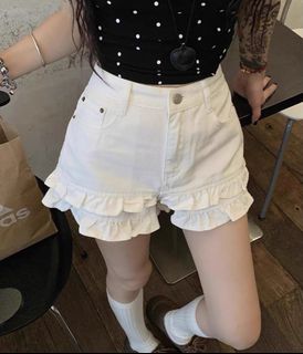 花邊牛仔短褲64228976026498110