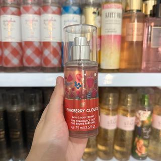 BATH & BODY WORKS FRAGRANCE MIST PINKBERRY CLOUDS TRAVEL SIZE