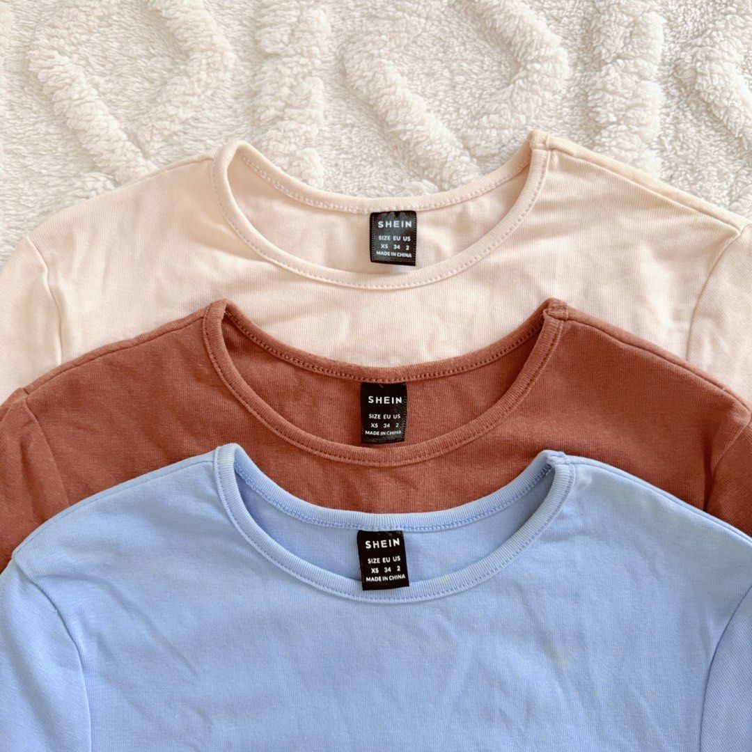 BUNDLE 🎀 SHEIN Basic Crop Tops (Category: Others Tops) located in Antipolo. Submitted by rosywardrobe (Listing ID 1359013892, Image 2). Description: 🎀 MAKE READING A HABIT 🎀 • No order form, no reservation! • Strictly 1 day reservation • Payment first before order processing • No return, No exchange • Don’t make an offer if you’re not 100% sure • No shipping every weekends — PAYMENT CHANNELS — • GCash • Maya • BDO • Unionbank — DELIVERY METHOD