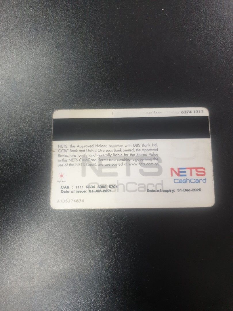 Cache card (Category: Motorcycle Accessories) located in Singapore. Submitted by quekbb124456 (Listing ID 1358960021, Image 2). Description: value inside got $106.50 cent sell the card for 5 doll after I week I refund posb anyperson wan can contact me before 1 week tks.