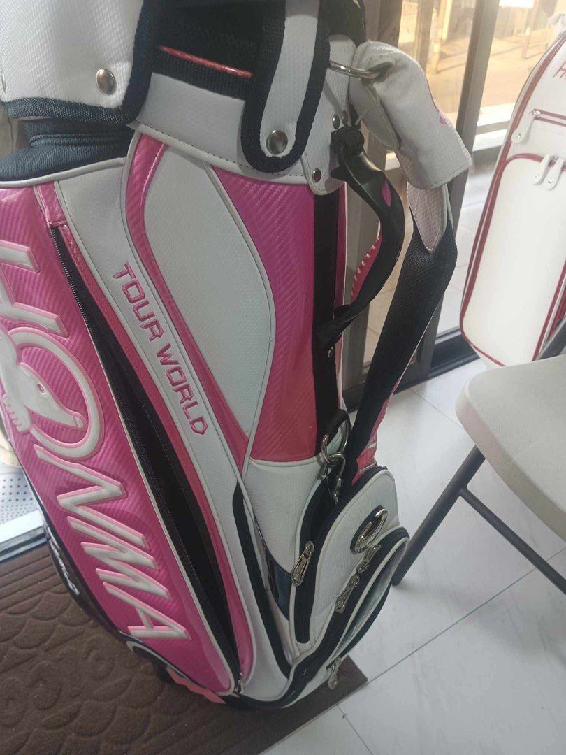 Honma Lefty Irons Set and Bag (Category: Golf) located in Mandaluyong City. Submitted by _buymystuff_ (Listing ID 1359090592, Image 3). Description: Honma T// World Lefty Iron set 5,6,7,8,9,p and bag Shaft weight is 50g, regular flex Lady-owned RFS: Switching to righty! .