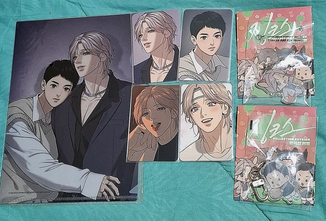 JINX Set Heesung x Yoongu/Potato (Category: Character Goods) located in Quezon City. Submitted by eranthecat (Listing ID 1359113621, Image 1). Description: WTS LFB BL MANHWA PH JINX Set Heesung x Yoongu/Potato - Clear File PC Set = 500 - Jinx RPC Heesung RPCs = 120 | 120 - Jinx Collection Keyring Heesung, Potato 290 | 290 1320 php set dm/reply to claim : photocards cf acrylic lezhin bl manhwa mingwa choi hwang.