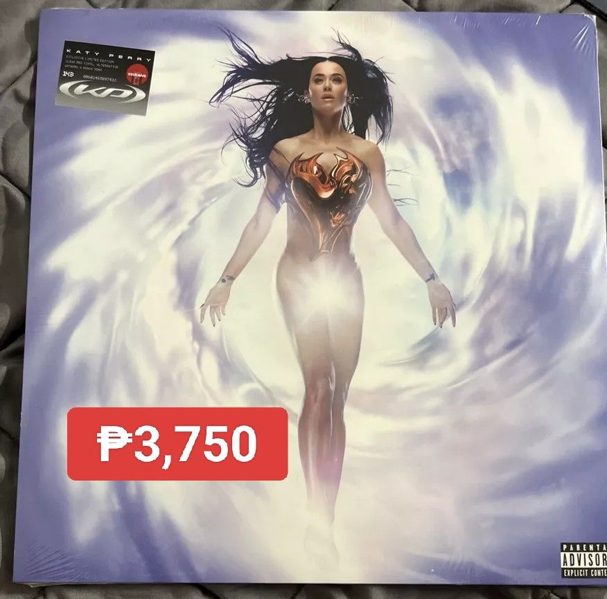 Katy Perry - 143 (Target Vinyl) (Category: Vinyls) located in Manila. Submitted by ramonrobin.cruz (Listing ID 1358938863, Image 1). Description: Katy Perry - 143 = ₱3,750 Colored Vinyl (Target Vinyl) brand New sealed.