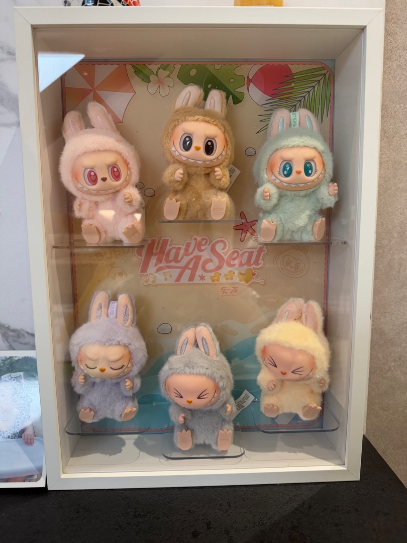 Labubu Have A Seat Full Set with Frame, Hobbies & Toys, Toys & Games on ...