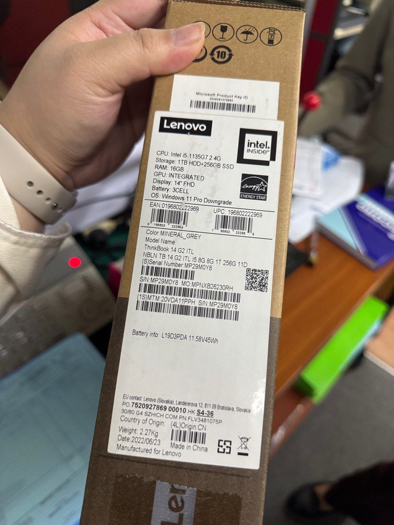 Lenovo ThinkBook 14 G2 ITL laptop (Category: Laptops & Notebooks) located in Makati City. Submitted by airahern (Listing ID 1359098114, Image 2). Description: -Photos are demo unit only -product is still sealed -brand new -negotiable .