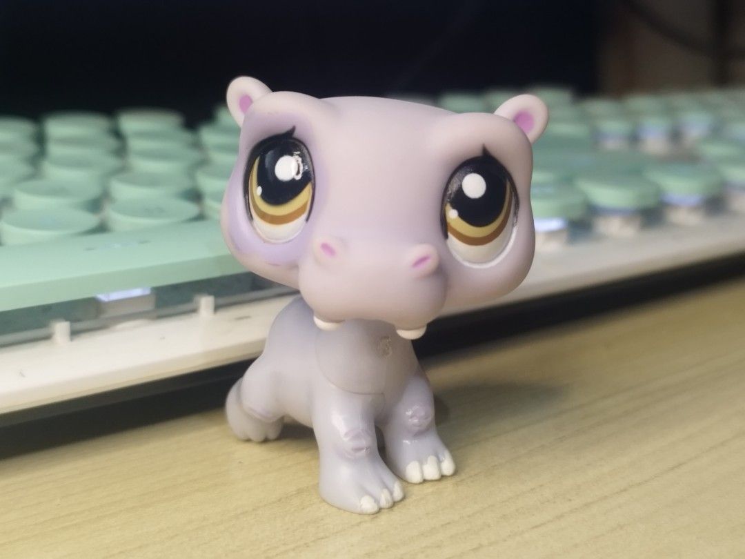 Littlest Pet Shop (LPS) Hippo #1449 (Category: Designer & Blind Box Toys) located in Taguig. Submitted by anxiousbean0245 (Listing ID 1359041418, Image 1). Description: Littlest Pet Shop (LPS) Hippo ▫️Item is preloved, so expect some flaws (Shown in picture) ▫️Pm me for proof of ownership and more pics ▫️RFS: Extra funds ▫️MOD: Jnt ▫️I can only ship on weekends (or selected weekdays when I don't have classes).