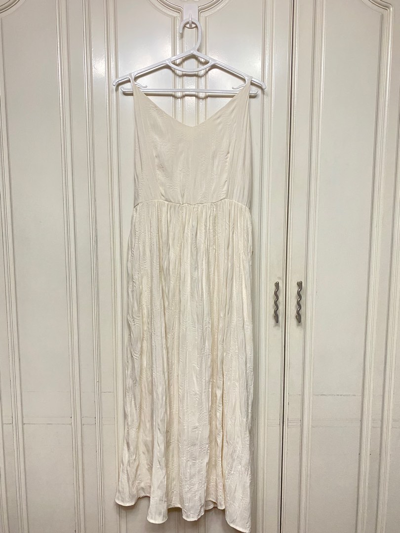 Long Knit Dress - Cream main image 0