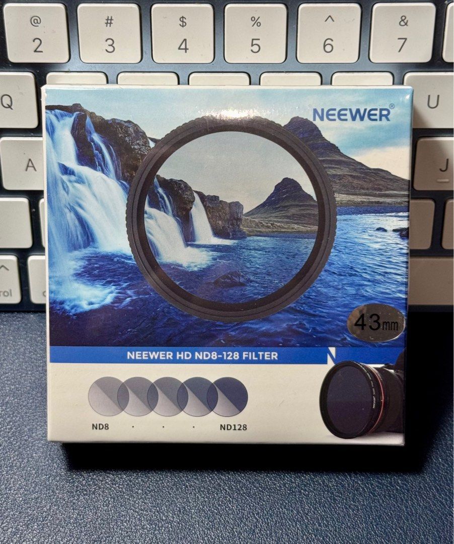 NEEWER 43mm Variable ND Filter ND8-ND128 (3-7 Stop) (Category: Other Photography Accessories) located in Pasig City. Submitted by mr.arc (Listing ID 1358943048, Image 1). Description: NEEWER 43mm Variable ND Filter ND8-ND128 Camera Lens Filter (3-7 Stop) No X Cross Neutral Density Ultra-Slim HD Filter with 30 Multi-Layer Nano Coatings Waterproof Sealed, Brand New Gcash or Bank Transfer Shipping Within Metro Manila c/o buyer.