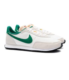 Nike Waffle Trainer 2 in white and green62961674046722110