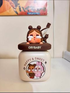 Popmart Crybaby Crying Again Straw Cup